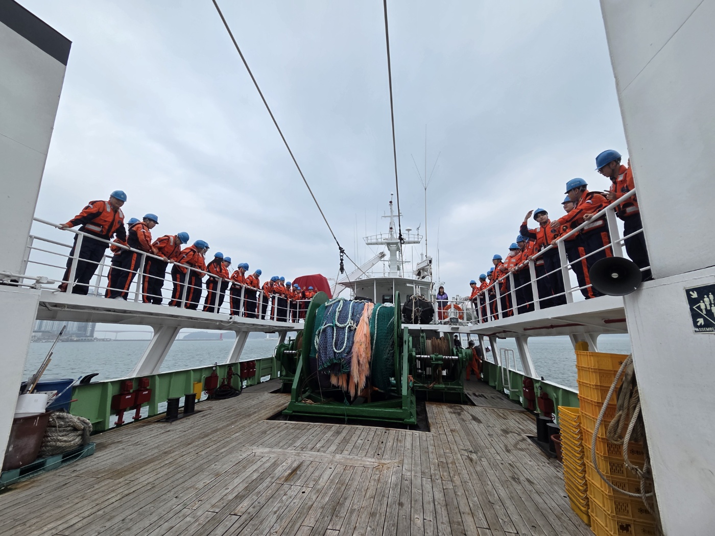 1학년 어선운항관리과 해양조사실습